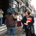 Greeting the Minister at Wynns hotel