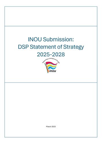 INOU Submission DSP Statement of Strategy 2025-2028